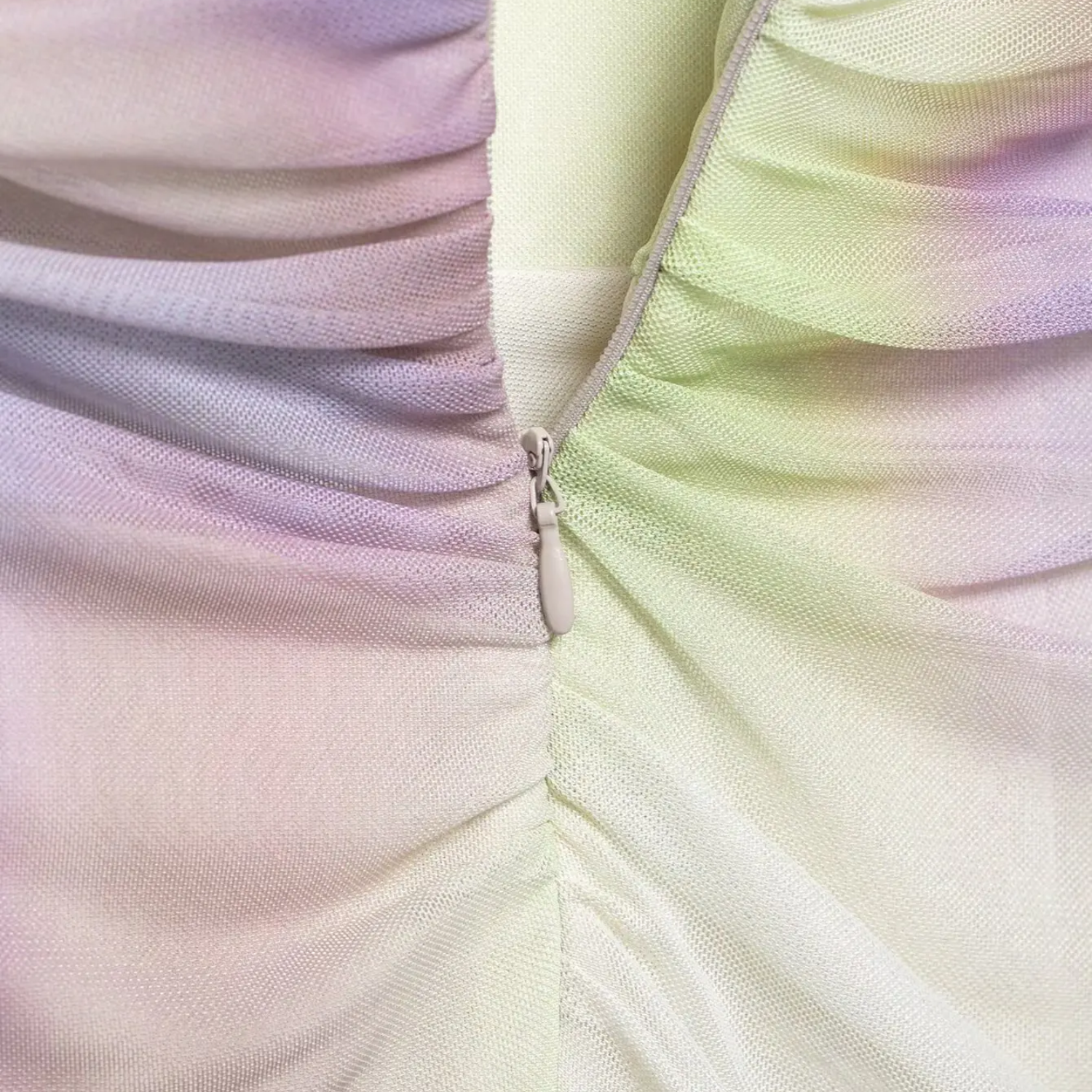 Zoe | Strapless Printed Tulle Long Dress with Back Zipper