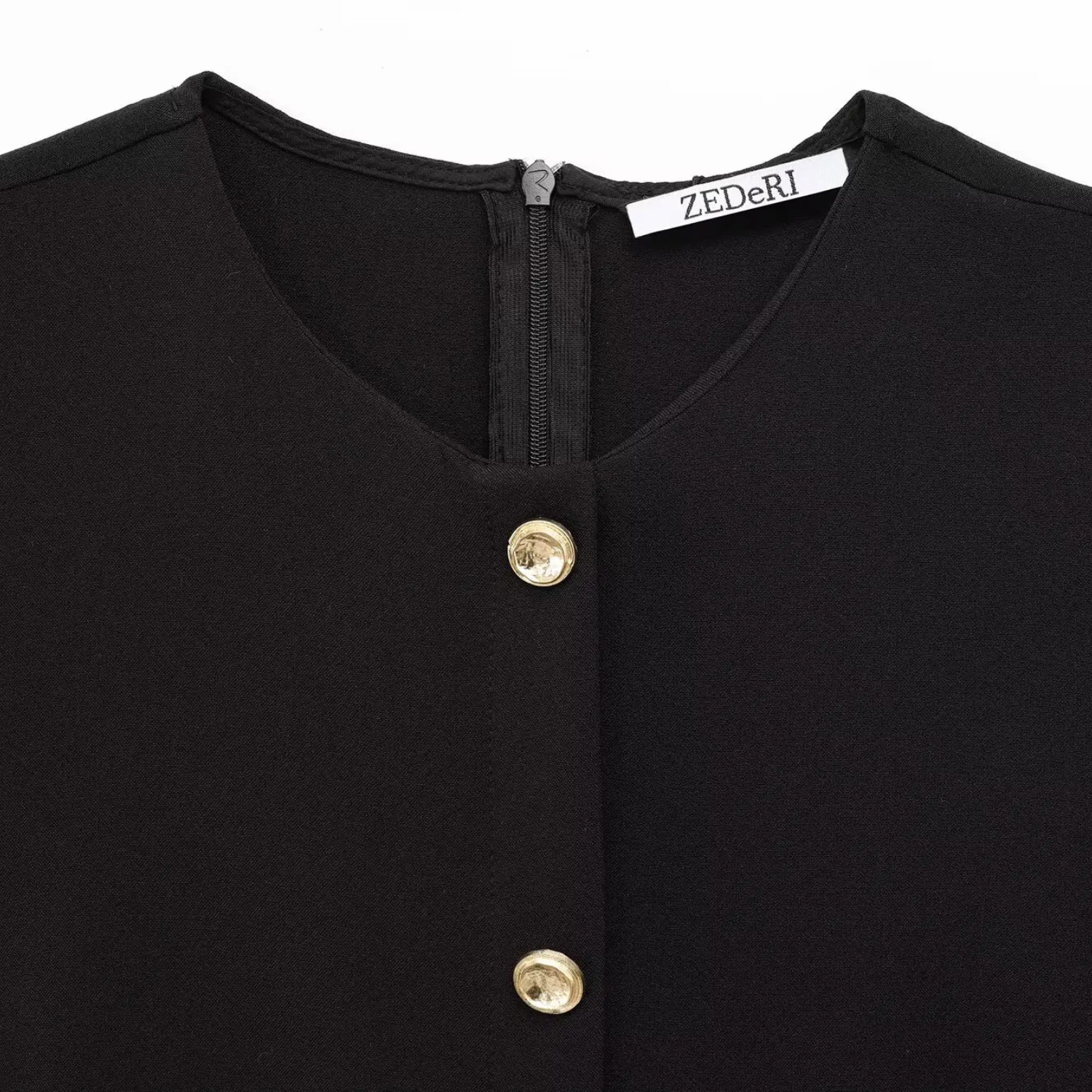 Sophie | Sleeveless Crew-Neck Dress with Belt and Hem Slit Detail