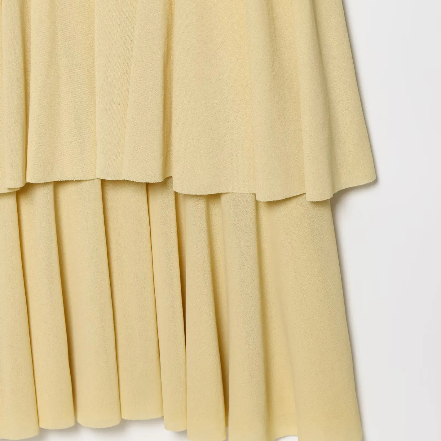 Chloe | Layered V-Neck Sleeveless Midi Dress with Slim Sling Fit