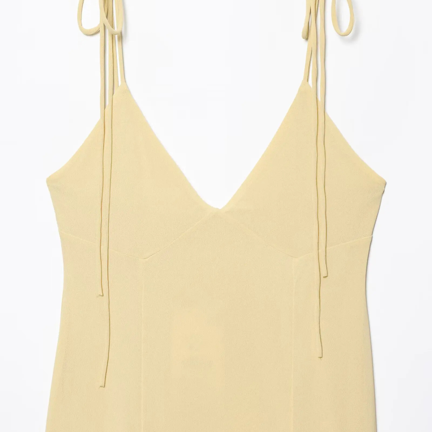 Chloe | Layered V-Neck Sleeveless Midi Dress with Slim Sling Fit