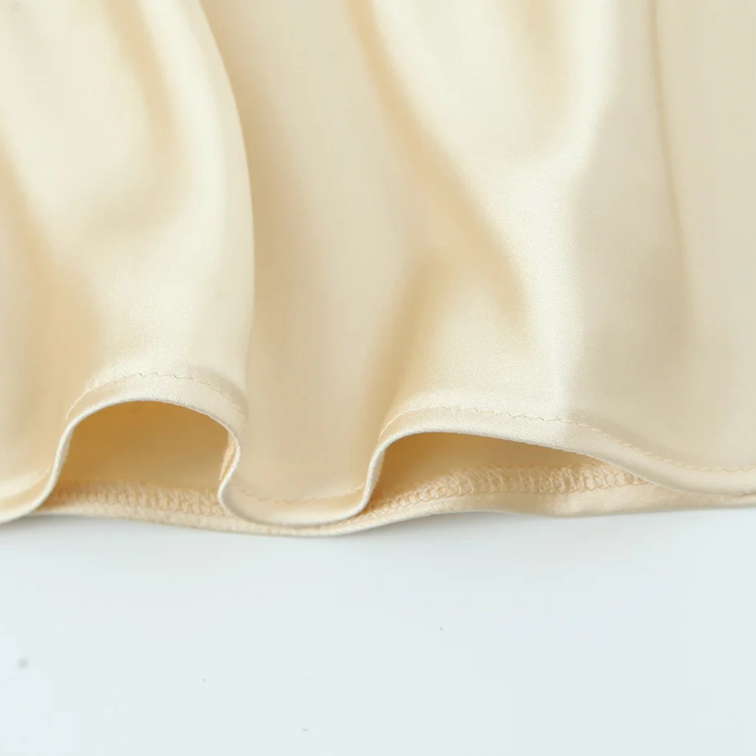 Ella | Sleeveless Satin Long Dress with Lace-Up Back and Side Zipper